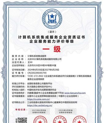 計(jì)算機(jī)系統(tǒng)集成服務(wù)企業(yè)資質(zhì)證書 投標(biāo)加分的利器，ESCE認(rèn)證多網(wǎng)可查